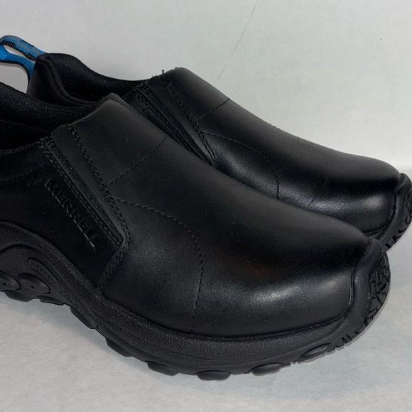 Merrell Men's Jungle Moc 2 Pro Slip-On Loafers Size 7 Black, traction soles - Picture 14 of 16